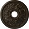 Ekena Millwork Edinburgh Medallion (Canopies up to 5 1/8"), 18 1/8"OD x 3 1/2"ID x 2 3/4"P, Stone Hearth Crackle CM18ED1SHC - alternate 1